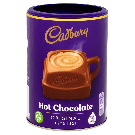Cadbury hot chocolate drink